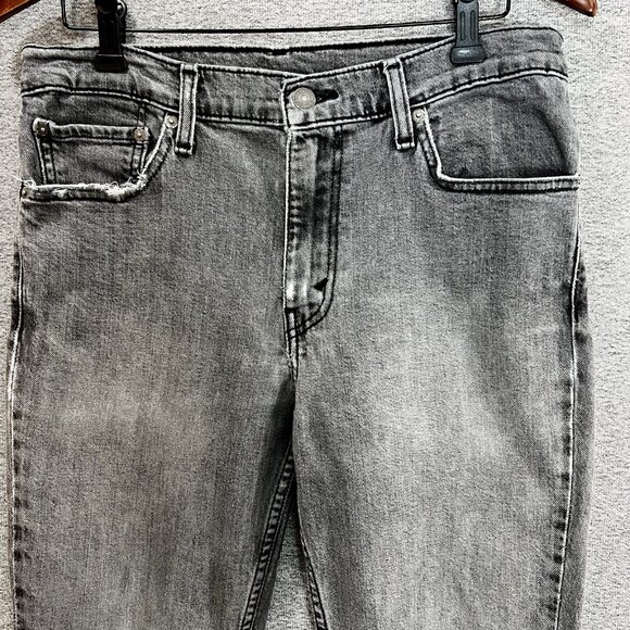 Levi's 511 Jeans Mens Size 32x29* Gray Acid Wash Slim Fit Straight Stretch Denim - Picture 3 of 14